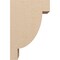 Ekena Millwork 7"W x 14"D x 21"H Classic Alpine Rough Cedar Woodgrain TimberThane Corbel, Primed Tan CORUR07X14X21ALPRCPR - alternate 3